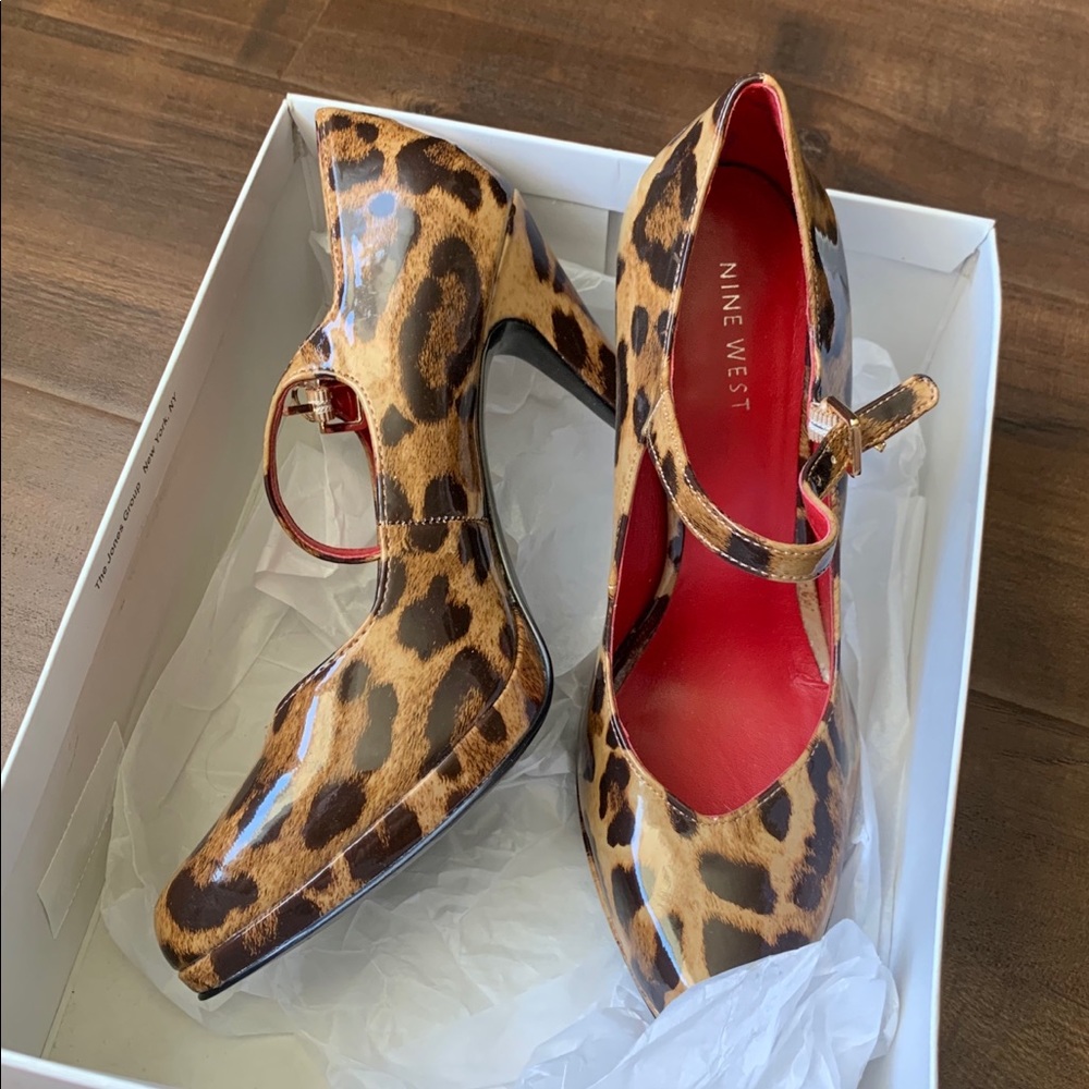 Cheetah print heels